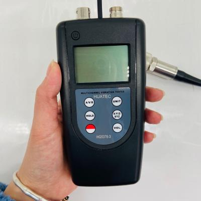 China Medidor de vibração Hg-6378 Handheld portátil e leve de dois canais à venda