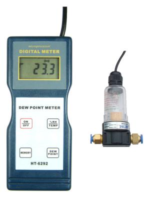 China 10 Mm LCD Display Dew Point Meter HT-6292 Battery Powerd for sale