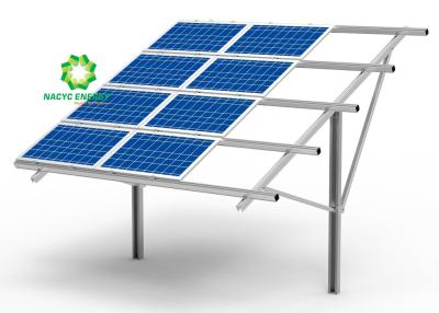 China Sistemas de alumínio anodizados da montagem de Polo do painel solar da estrutura do apoio de painel solar à venda