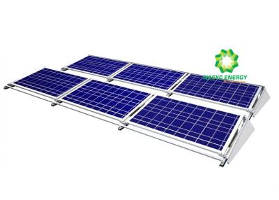 China Ballasted Aluminium Solar Panel Mounting System / Flat Roof PV Mounting Structures for sale
