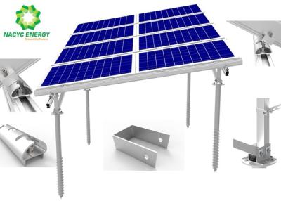 China NINGÚN soporte solar del módulo de MOQ VIP para la abrazadera solar solar del panel solar del sistema eléctrico de ferrocarril 10kw del panel solar en venta
