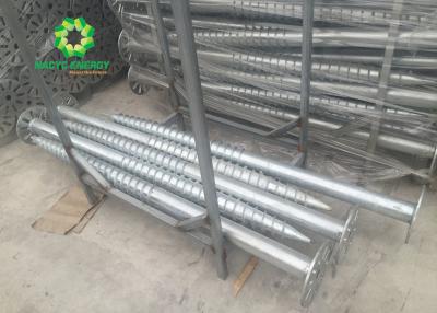 China Adjustable Length TOP VIP 0.1 USD  Solar Panel Structure Screw Pile For Ground Mounting System for sale