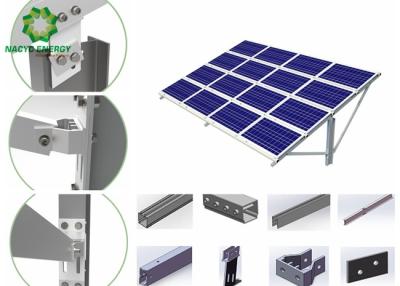 中国 アルミニウム単一H -ビーム ポーランド人適用範囲が広い設計の太陽ブラケットPVのパネル取り付けのシステム構造 販売のため