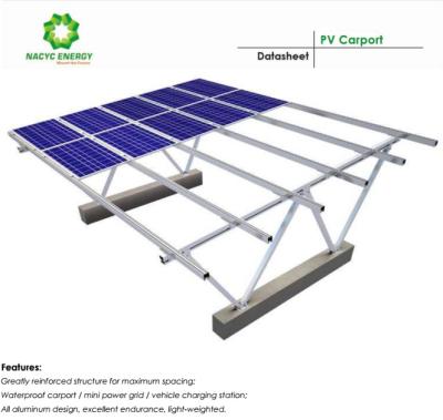 China Solar Carport Solar energy panel Support Module System  Carport Brackets PV Carport Structures For 1 Car Or 2 Cars for sale