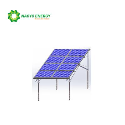 China Adjustable 5kw 10kw Flat Roof PV Mounting Systems for sale