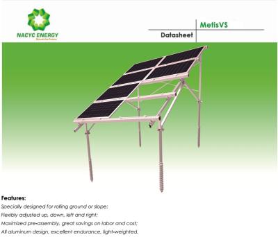 Chine Toute la structure en aluminium utilisée de picovolte de supports de panneau solaire de cadre de panneau solaire pour le projet de panneau solaire à vendre