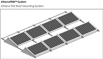 China Aluminum Solar Panel Flat Roof Mounting System/ Solar Panel Ballast Mounting System for sale