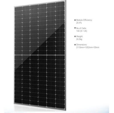 中国 Microcrackの抵抗力があるモノラル450W太陽光起電パネル 販売のため
