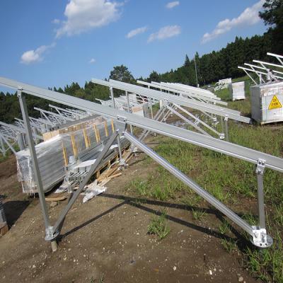 China Pre Assembly Solar Racking Systems Foldable Aluminum Solar Panel Support Frame for sale