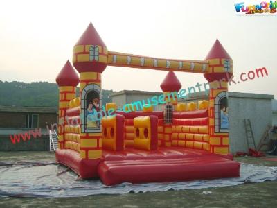China Los castillos animosos inflables del alquiler completo de la impresión, salto inflable se escudan metro de 5L x de 5W x de 4H en venta