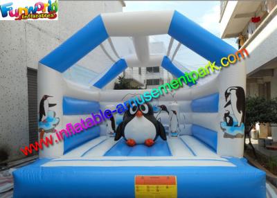 China Funny Big Custom Penguin Inflatable Jumping House 5m x 4m x 3.5m for sale