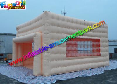 China Amzing Inflatable Party Tent Clear Window Marquees With Bottom Cloth for sale