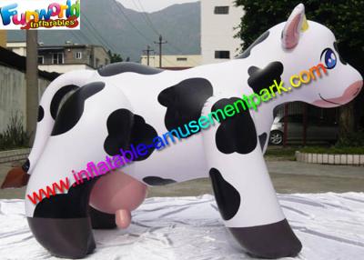 China Cute Dairy Cattle Model Advertising Inflatables Cow For Decoration for sale