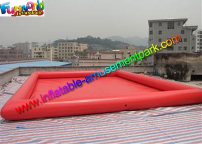 China Customized Cube Inflatable Water Pool Summer Sport Game With Air Pumps for sale