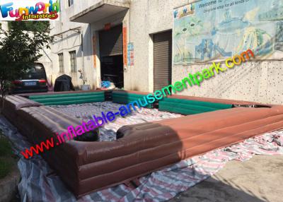 China Custom Inflatable Sports Games , Inflatable Billiards Table With Snooker Soccer Ball for sale
