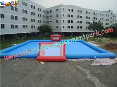 China Durable Inflatable Sports Games , Soapy Water Football Field for sale
