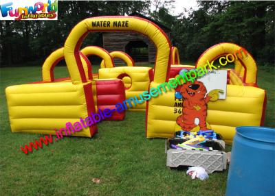 China 0.55mm PVC Tarpaulin Inflatable Water Tag Arena Interactive Outdoor Games for sale