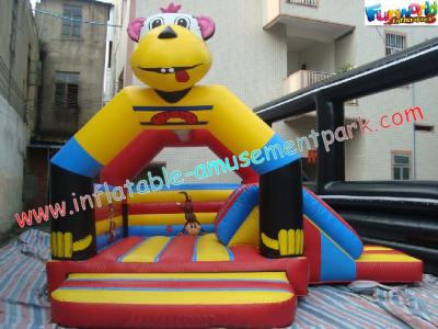 China Monkey Commercial Bouncy Castles , Moonwalk Bouncer CE Blower For Children for sale