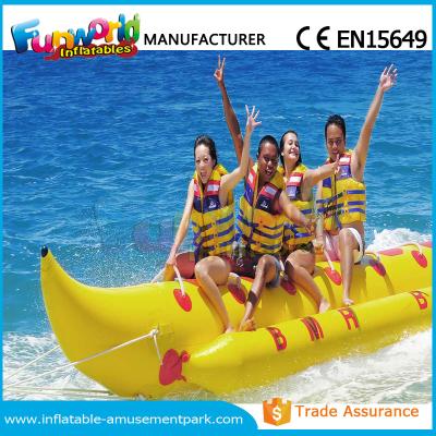 China Banana Boat Inflatable Water Toys / Water Towable Tube with Customized Size for sale