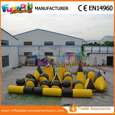 China Customized PVC Inflatable Paintball Bunkers / Battle Bunker Sport Games Equipment for sale