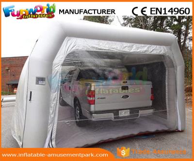 China PVC Tarpaulin Inflatable Party Tent Paint Spray Booth Inflatable Car Wash Tent for sale