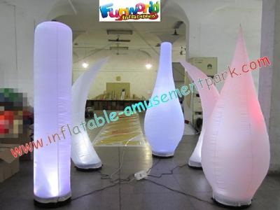 China Pilar cambiante llevado inflable de la decoración de la iluminación del color en venta