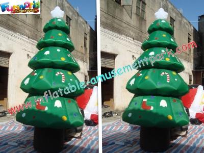 China Holiday Inflatable Christmas Tree Decorations PVC for sale