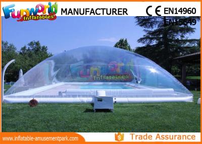China PVC Transparent Inflatable Pool Cover Tent Swimming Pool Cover Shelter for sale