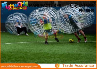 China Clear TPU Inflatable Human Knocker Ball , Inflatable Ball Suit for sale