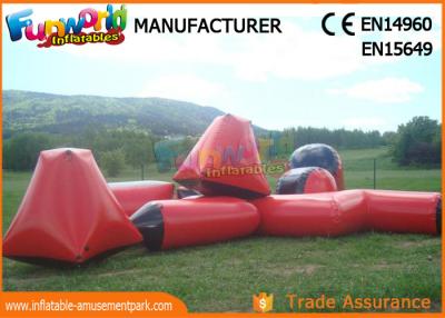 China multi - color 0.6mm PVC Tarpaulin Inflatable Barriers For Paintball Sports for sale