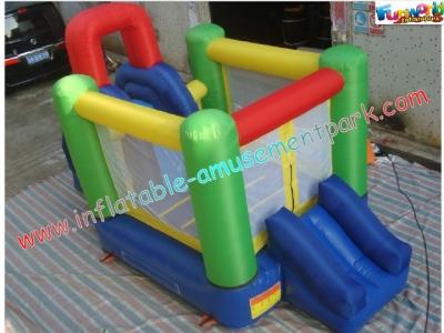 China Customized Mini Nylon Inflatable Bounce Houses , Bounce Slide House For Kids for sale