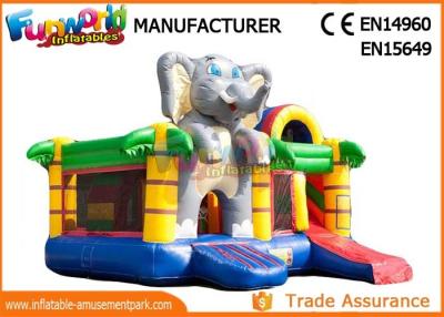 China Inflatable Animal Bouncy Castle With Slide For Kids And Adults for sale