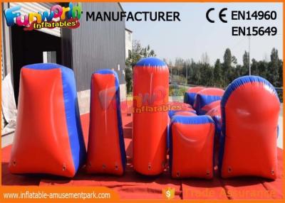 China Commercial Inflatable Paintball Bunkers / Adult Inflatable Nerf Arena for sale