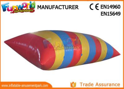 Chine goutte gonflable de catapulte de l'eau de bâche de PVC de 0.9mm avec l'impression de logo à vendre
