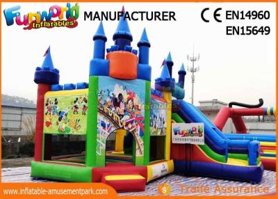 China Giant Commercial Bouncy Castles / Sewed And Stitched Inflatable Bouncer For Kids for sale