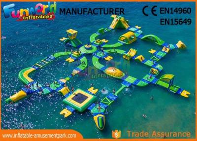 China 0.9mm Vinyl Custom Inflatable Water Parks For Outside Entertainment for sale