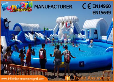 China Digital Printing Inflatable Water Parks For Children EN15649 EN71 SGS for sale