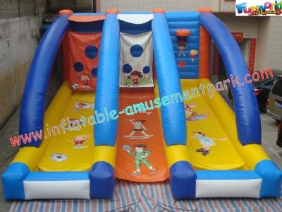 China Reinforced Safe Inflatable Sports Games Football / Soccer Goal Post CE / EN14960 for sale