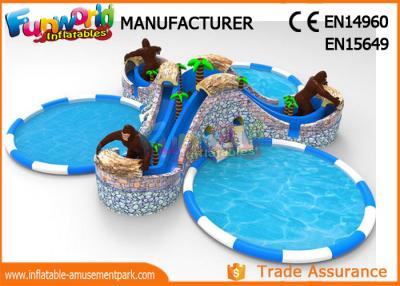 China Gorilla Water Wonderland Inflatable Water Theme Park Air Tight for sale