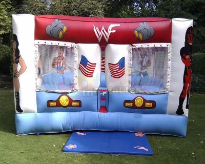 China Anime Inflatable Bounce Houses Sumo Wrestling Ring Sports Bounce House for sale