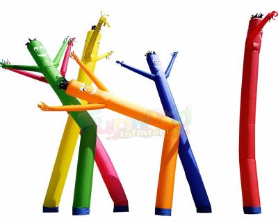 China Promotional Attractive Advertising Inflatable Air Dancer / Customized Arm Flailing Tube Man for sale