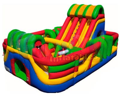 China Multi Adult Jumping Inflatable Amusement Park Bouncy Castle Slide for sale