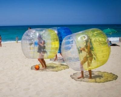 China Fútbol de parachoques interactivo del fútbol de la burbuja Zorb de la bola inflable de TPU en venta