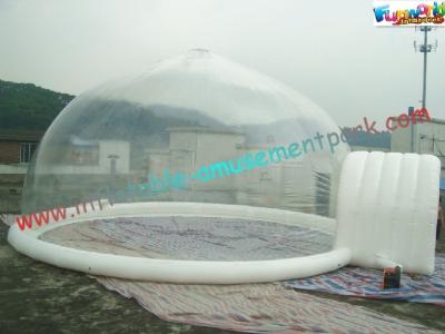 China Tienda inflable modificada para requisitos particulares transparente del partido, carpa durable de la tienda de la burbuja en venta