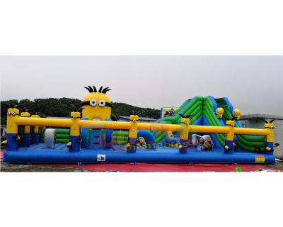 China Fire Proof Inflatable Amusement Park Commercial Spongebob Bounce House for sale