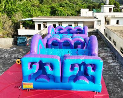 China Adventure Cross 13.2X4.7X3M Inflatable Obstacle Course for sale