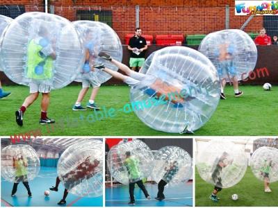 China Transparent Body Zorb Ball / Bubble Football Ball / Bubble Bumper Ball With TPU for sale