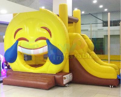 China Mini Playground Kids Inflatable Bounce House With Slide for sale