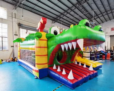 China Alligator Bouncy Castle Inflatable Bouncer Slide Digital Printing for sale