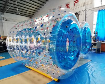 China Passeio inflável transparente da água da bola de rolamento do PVC de 0.55mm à venda